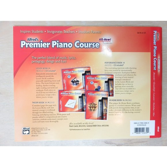 Vintage 2005 Alfreds Premier Piano Course Theory 1A Music Book Lesson Book - Picture 6 of 6
